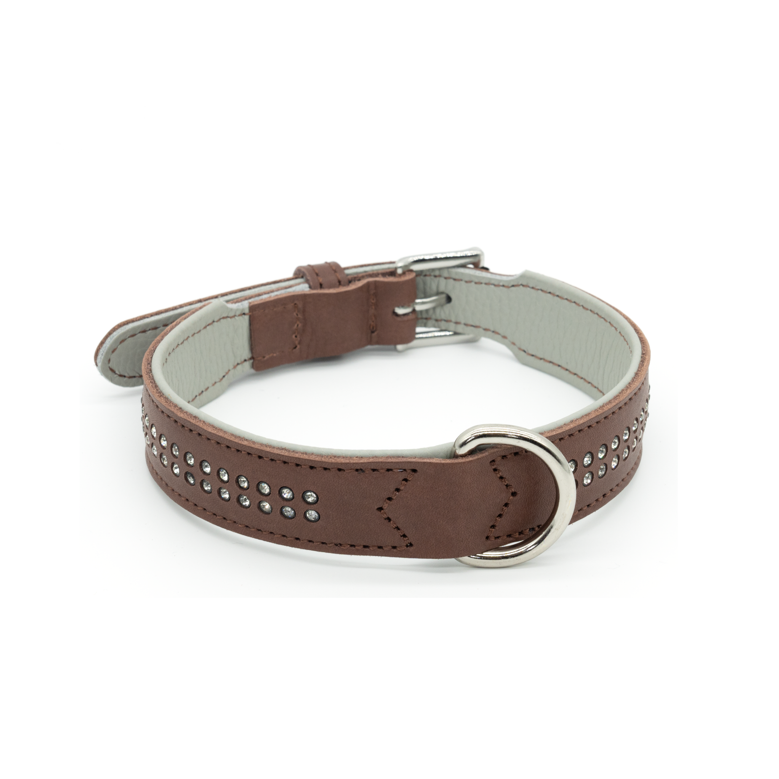 146 collar brown&gray