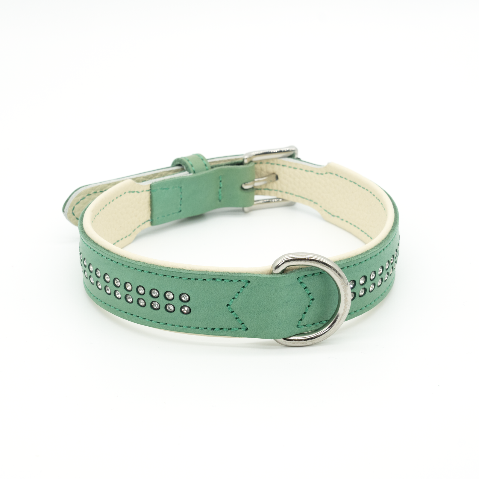 146 collar green&white